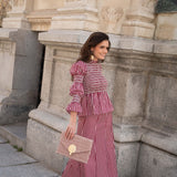 Midi skirt with darts | Carmen