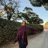 Poncho grande | Granate