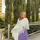 Poncho grande | Blanco