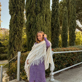 Poncho grande | Blanco