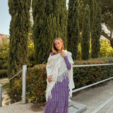 Poncho grande | Blanco