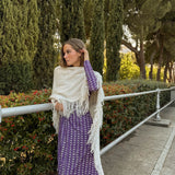 Poncho grande | Blanco