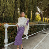 Poncho grande | Blanco