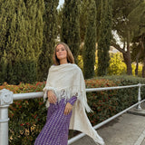 Poncho grande | Blanco