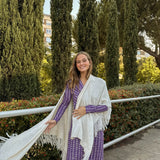 Poncho grande | Blanco