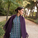 Poncho pequeño | Berenjena