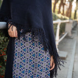 Poncho grande | Azul marino