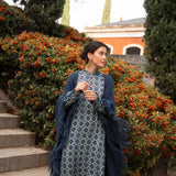 Poncho grande | Azul Petróleo