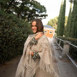 Poncho grande | Beige