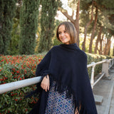 Poncho grande | Azul marino