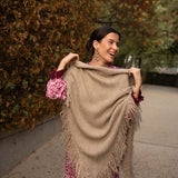 Poncho pequeño | Beige