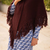 Poncho pequeño | Granate