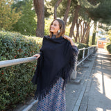 Poncho grande | Azul marino