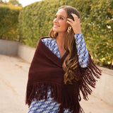 Poncho pequeño | Granate