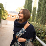 Poncho pequeño | Azul Marino