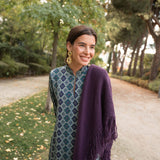 Poncho pequeño | Berenjena