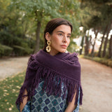 Poncho pequeño | Berenjena