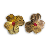 Pendiente flor | Rosa Fresa