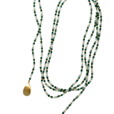 Collar multiposición piedras | Verde