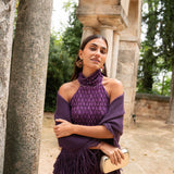 Poncho pequeño | Berenjena