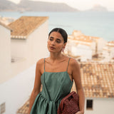 Cartera de rafia | Teja