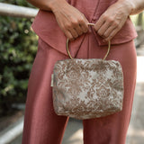 Bolso de invitada estampado | Dorado