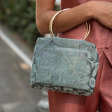 Bolso de invitada estampado | Azul