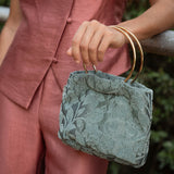Bolso de invitada estampado | Azul