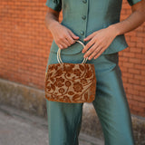 Bolso de invitada estampado | Mostaza