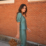 Bolso de invitada estampado | Mostaza