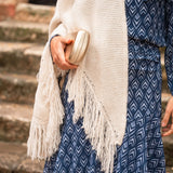 Poncho pequeño | Blanco roto