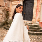 Poncho pequeño | Blanco roto