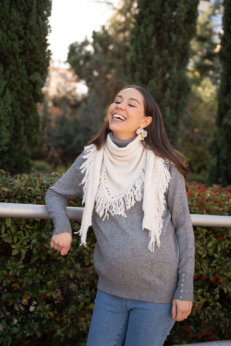 Mini Poncho | Blanca