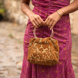 Printed Guest Bag | Mustard