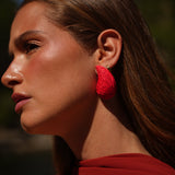 Pendiente Maxi-Gota Rojo