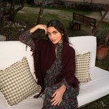 Poncho pequeño | Granate