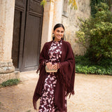 Poncho grande | Granate **PREVENTA**