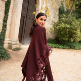 Poncho grande | Granate **PREVENTA**