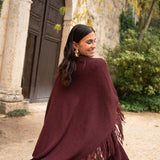 Poncho grande | Granate **PREVENTA**