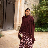 Poncho grande | Granate **PREVENTA**