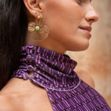 Pendiente flor | Verde claro