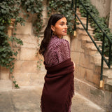 Poncho pequeño | Granate