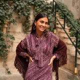 Poncho pequeño | Granate