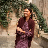 Poncho pequeño | Granate