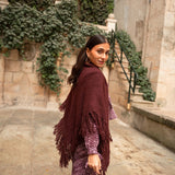 Poncho pequeño | Granate