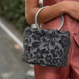 Bolso de invitada estampado | Gris