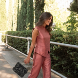 Bolso de invitada estampado | Gris
