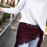 Mini Poncho | Granate