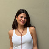 Multi-position Stone Necklace | Red