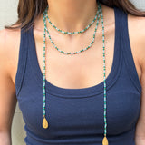 Collar multiposición piedras | Verde